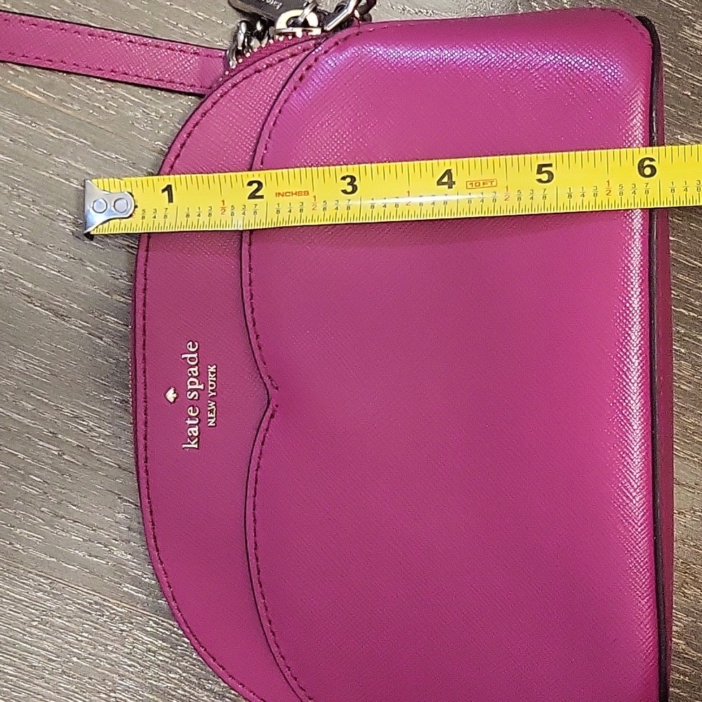 Kate Spade Payton Dome Crossbody Bag Magenta Pink Fushia - Picture 12 of 16